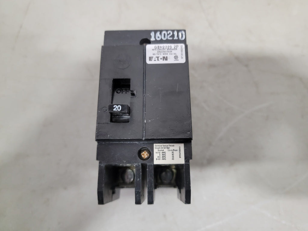 20 Amp 2 Pole Circuit Breaker GBH2020 (Box of 12)